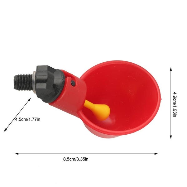 10pcs Automatic Chicken Waterer Cups | Chicken Water Feeder - New Carousel 2