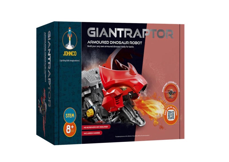 Johnco Giantraptor - Armoured Dinosaur Robot Carousel 1