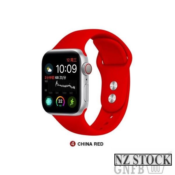 $ 1 RESERVE ! Apple Watch Strap 42-44-45-49mm M/L Red Sports Carousel 1