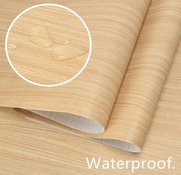 Wood grain desktop sticker · Cabinet book table film · Furniture wallpaper Carousel 2