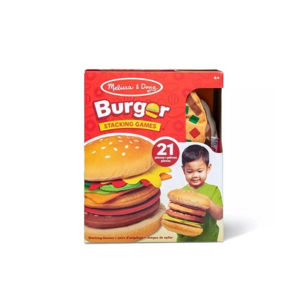 Melissa and Doug Burger Stacking Games Carousel 1