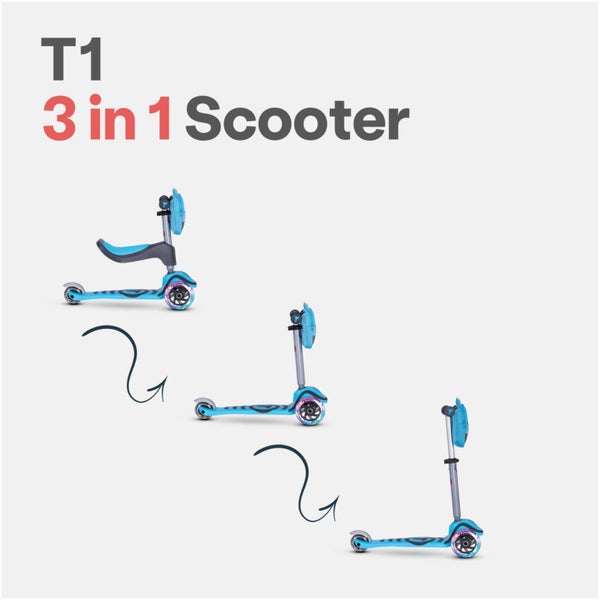 SmarTrike: T1 3-in-1 Scooter - Blue Carousel 2