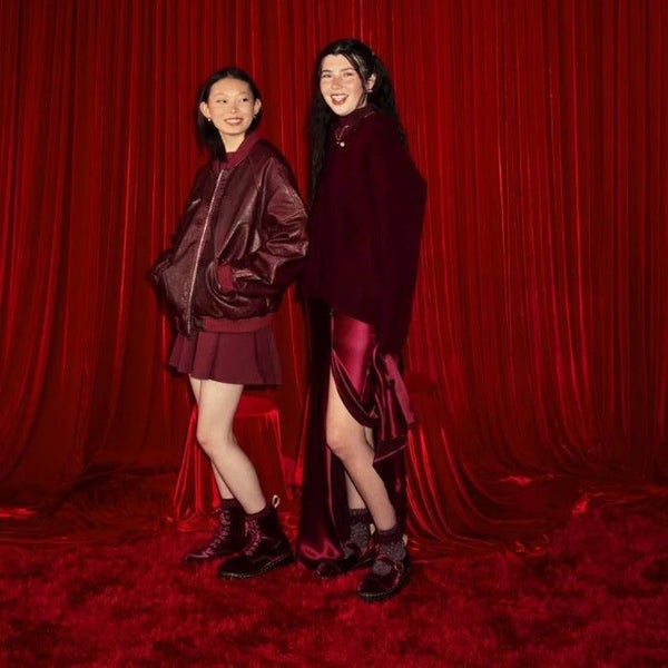 Dr Martens 1460 Vegan Pascal Cherry Red Velvet 8 Eye Boot Carousel 2