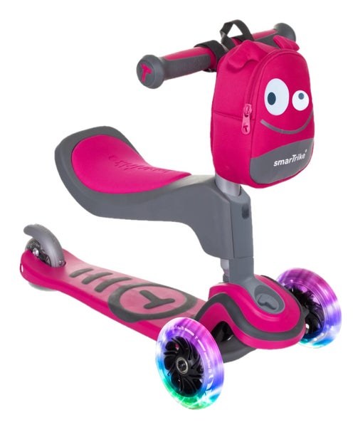 SmarTrike: T1 3-in-1 Scooter - Pink Carousel 1