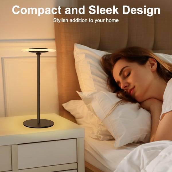 Cordless Table Lamps, 1 PC Rechargeable Portable RGB Colorful Table Lights Carousel 4