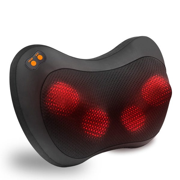 Back Neck Massager,Shiatsu Massage Pillow with Heat,Deep Kneading Massager Carousel 1