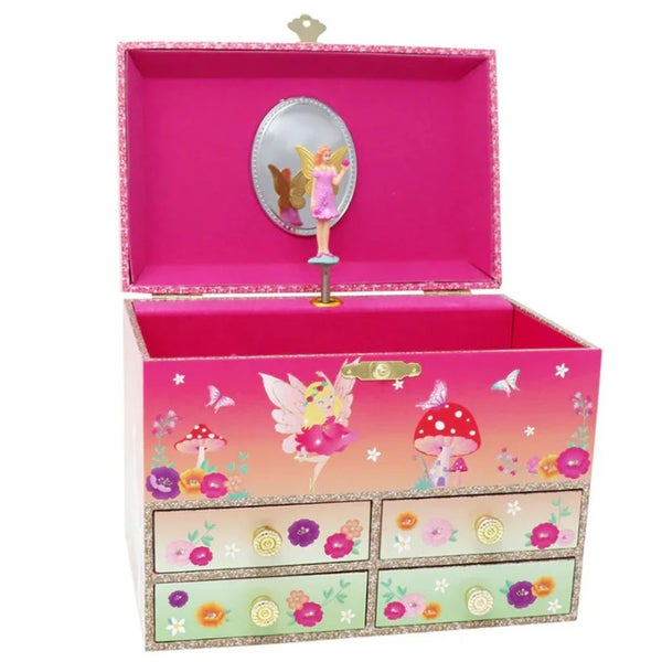 Fairy and Unicorn Jewellery Box large Carousel 1