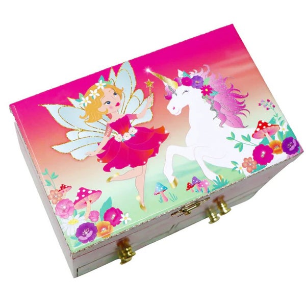 Fairy and Unicorn Jewellery Box large Carousel 2