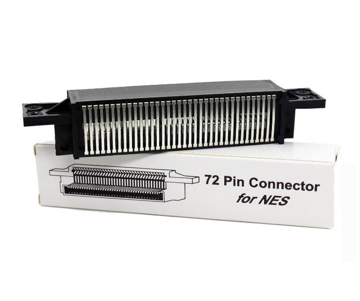 72 Pin Connector Replacement Cartridge Slot for Nintendo NES Console System Carousel 2