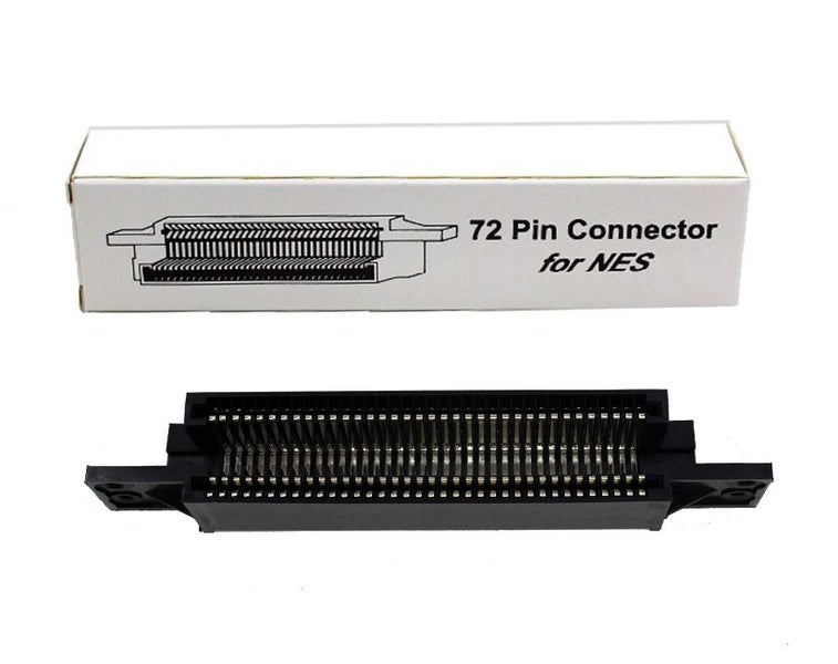 72 Pin Connector Replacement Cartridge Slot for Nintendo NES Console System Carousel 3