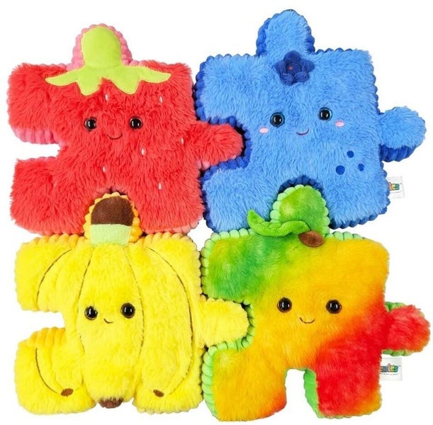 Yoonique: Pluzzles Fruit Salad Marge Mango - 8" Pluzzle Plush Carousel 3