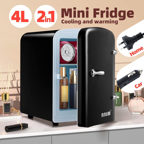 4L Mini Fridge 6 Can Portable Cooler Warmer Drinks Carousel 1