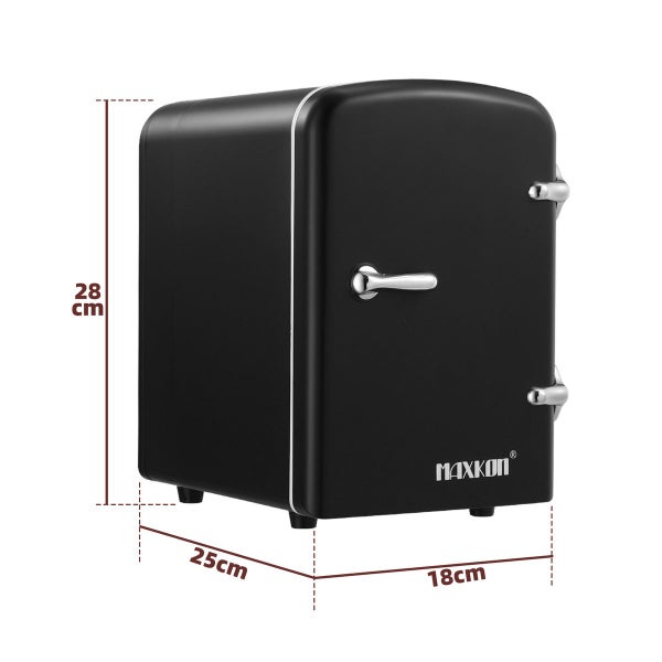 4L Mini Fridge 6 Can Portable Cooler Warmer Drinks Carousel 2