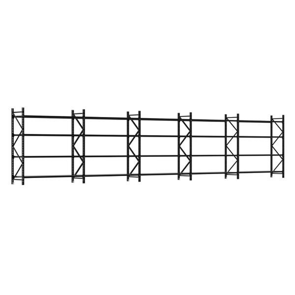 Five Bay Commercial Shelving 9330 L x 2000 H x 600 D Carousel 1