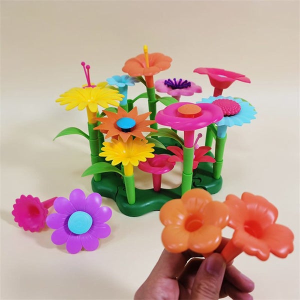 46Pcs Flower Building Toys STEM Gardening Pretend Gift for Kids Age 3-7 Year Old Carousel 5