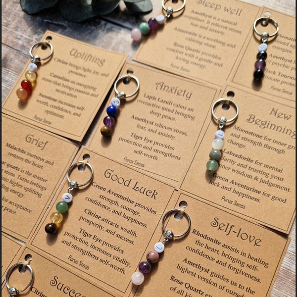 PERSONALISED Crystal Keyring Carousel 1