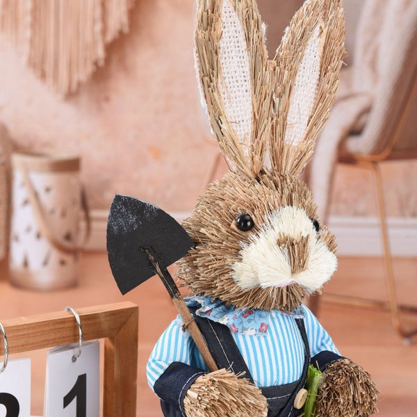 easter bunny decorations rustic home decor easter party supplies pastoral bunny Carousel 2