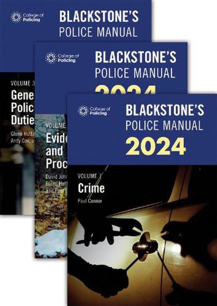 Blackstone's Police Manuals Three Volume Set 2024 by Paul Connor - Paperback Carousel 1