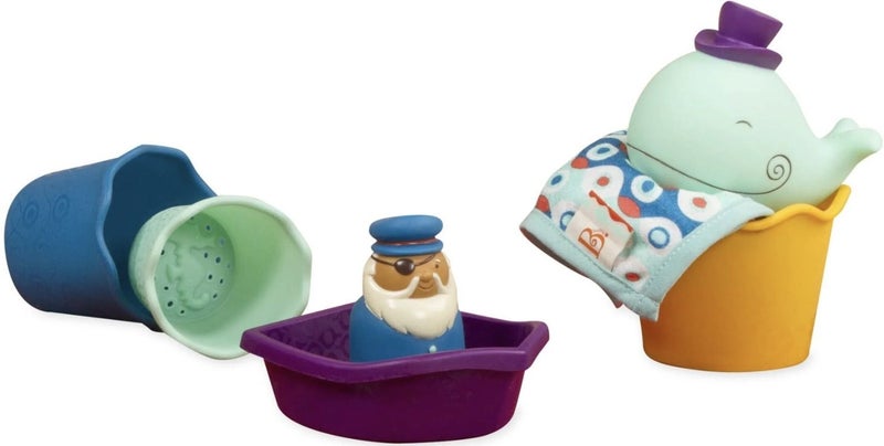 B.Toys: Tub Time Wee Splashy Playset Carousel 1