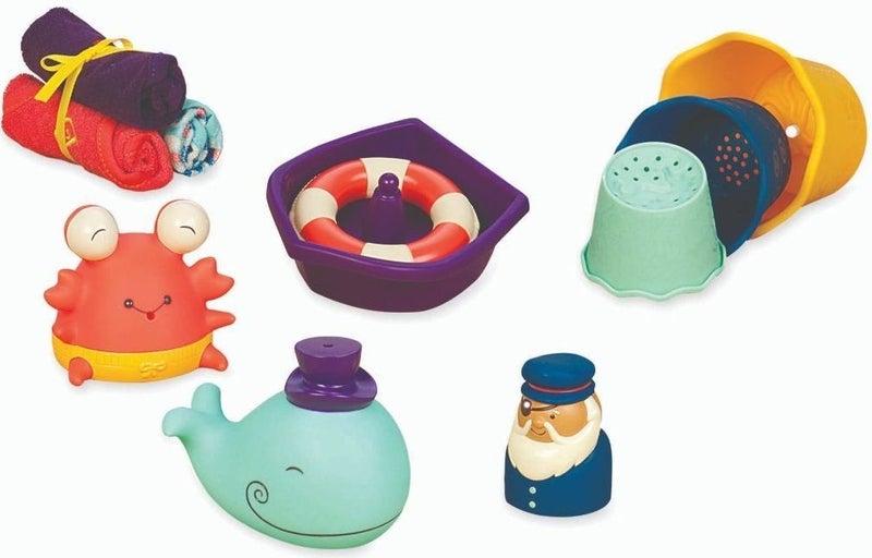 B.Toys: Tub Time Wee Splashy Playset Carousel 2