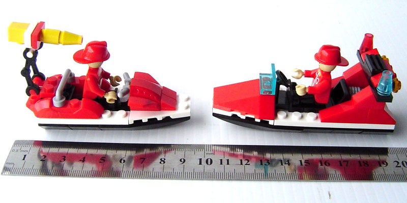 Fire Patrol Boats - Compatible With Lego Carousel 3