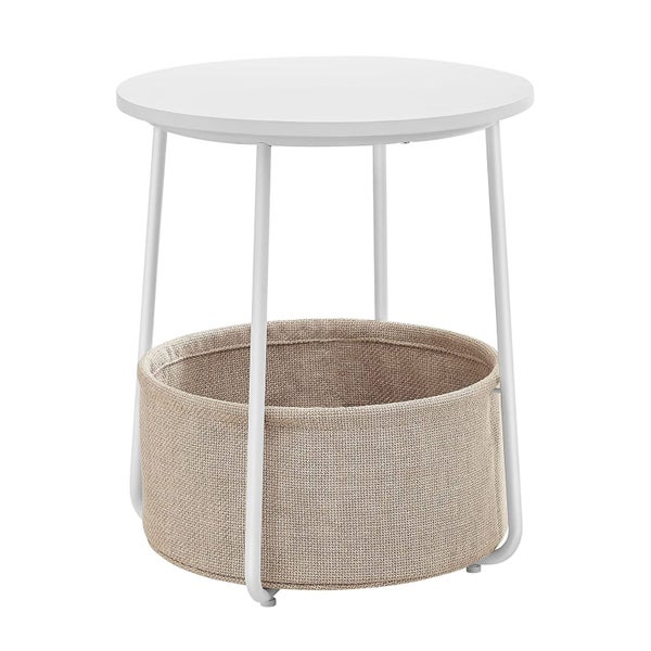 Round Side Table - Beige Carousel 1