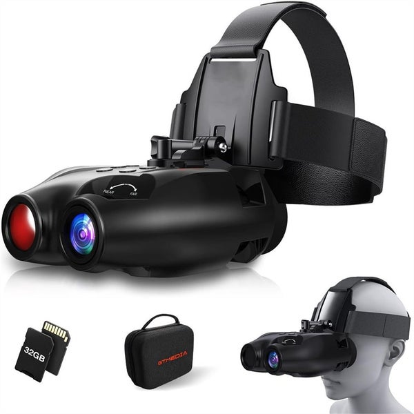 HD Screen Binoculars 5X Digital Zoom Head Mount Goggles for Outdoor Hunting T... Carousel 2