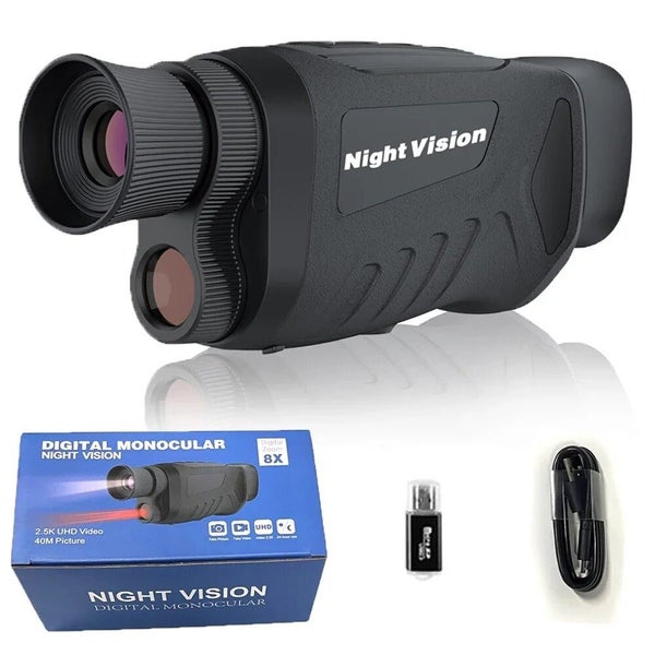 Monocular 40MP 2.5K Infrared Telescope 984ft Night-Vision Distance 6X Optical... Carousel 2
