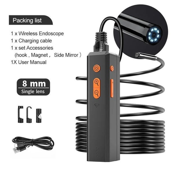 Wireless Endoscope 1080P Single & Dual Lens WiFi Borescope Inspection Waterpr... Carousel 1