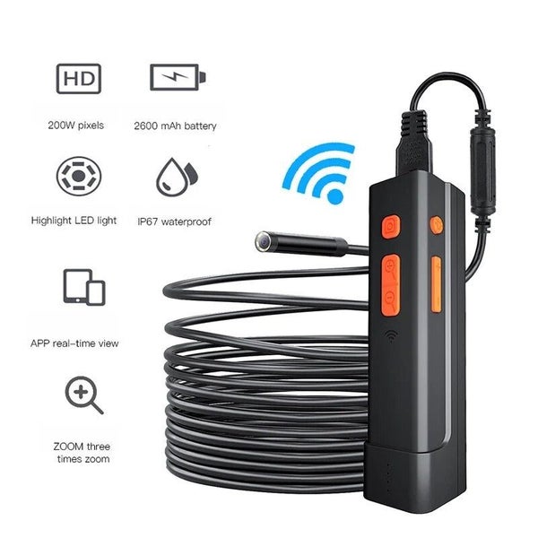 Wireless Endoscope 1080P Single & Dual Lens WiFi Borescope Inspection Waterpr... Carousel 2