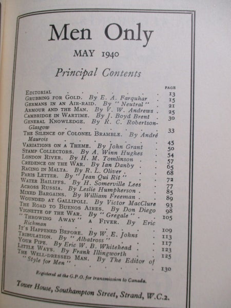 SCC 6514 - Men Only Book - Watrime Germans in an Air-raid Carousel 8