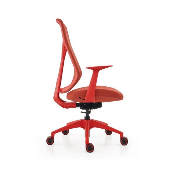 Mobel Yara Red Mesh Back Office Chair Carousel 2