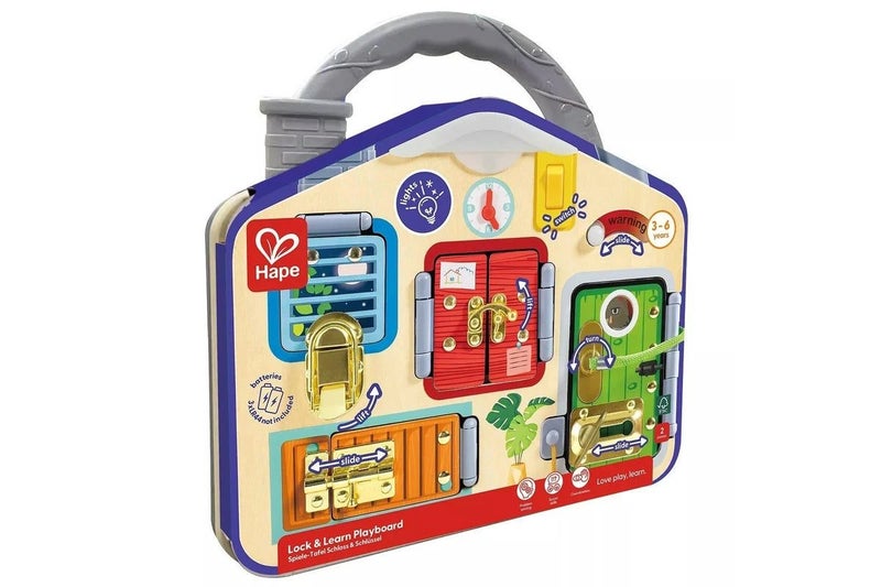 Hape - Lock And Learn Playboard Carousel 1