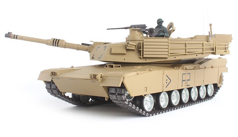 Heng Long 3918-1-MS 1/16 U.S. M1A2 Abrams RC Battle Tank (With Metal Gearbox ... Carousel 1