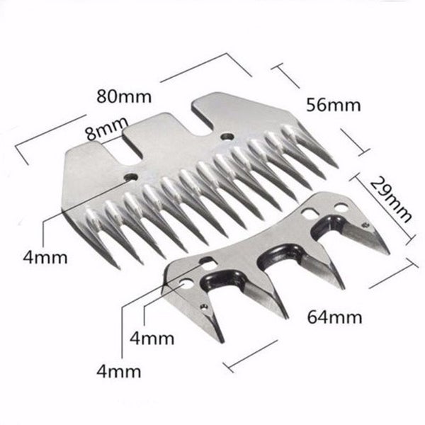 Comb Plate and Cutter for SHEEP or GOAT CLIPPER UNIVERSAL Sheep Clipper Blades Carousel 1