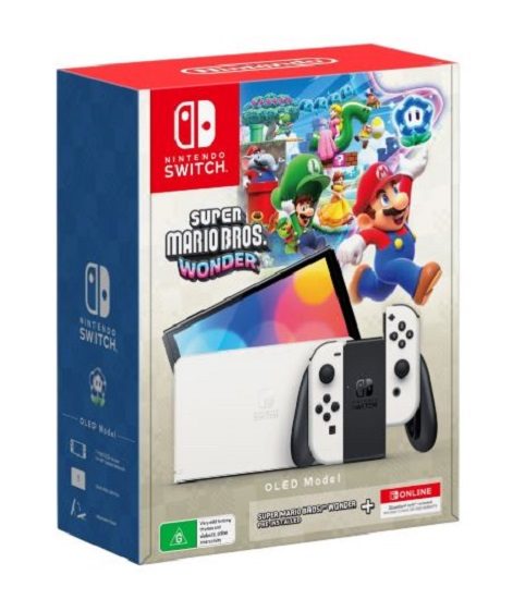 Nintendo Switch OLED Super Mario Bros. Wonder Pre-installed + AFTERPAY Carousel 4