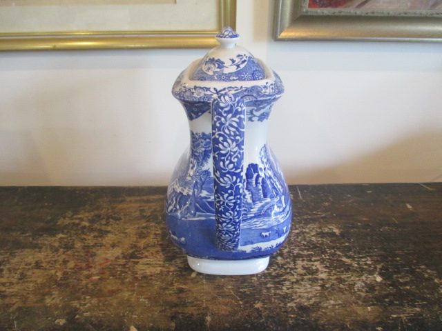 SPODE BLUE & WHITE ITALIAN COFFEE POT. Carousel 2