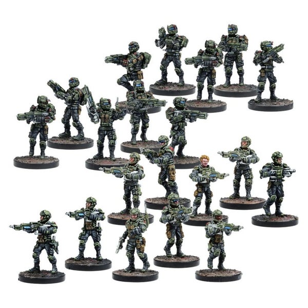 Mantic Games MGWPG301 Firefight GCPS Troopers Carousel 1