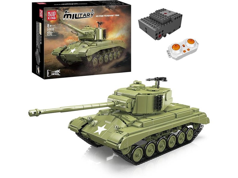 Mould King MOC Military Tank Building Block Set, Technology Clamp Blocks Tanks Carousel 1
