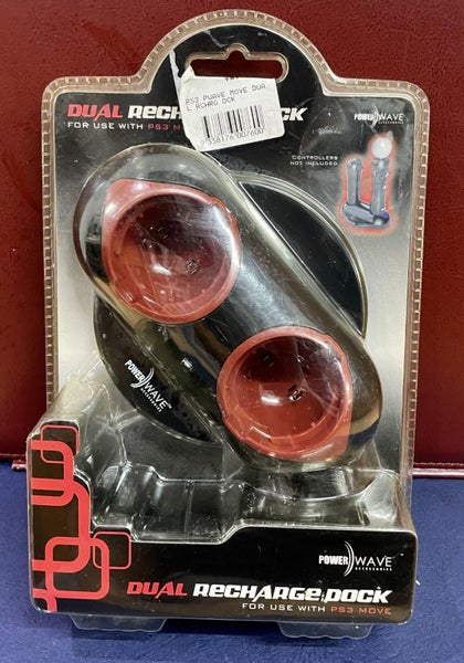 Dual Recharge Dock For Ps3 Move NEW Carousel 1