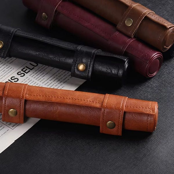 Dungeons and Dragons(DND) Dark Brown scroll dice bag and tray Carousel 1