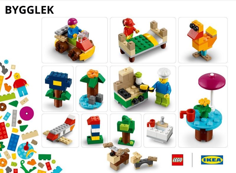 Lego 40357 Bygglek IKEA Set New Sealed Limited Brick 200 Pcs Mini Figures Cute Carousel 2