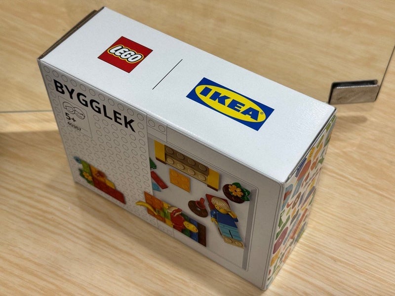 Lego 40357 Bygglek IKEA Set New Sealed Limited Brick 200 Pcs Mini Figures Cute Carousel 12