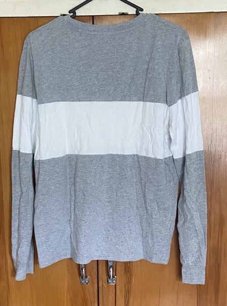 HUFFER GREY & WHITE + BRANDING LONG SLEEVE T-SHIRT - 10 Carousel 2