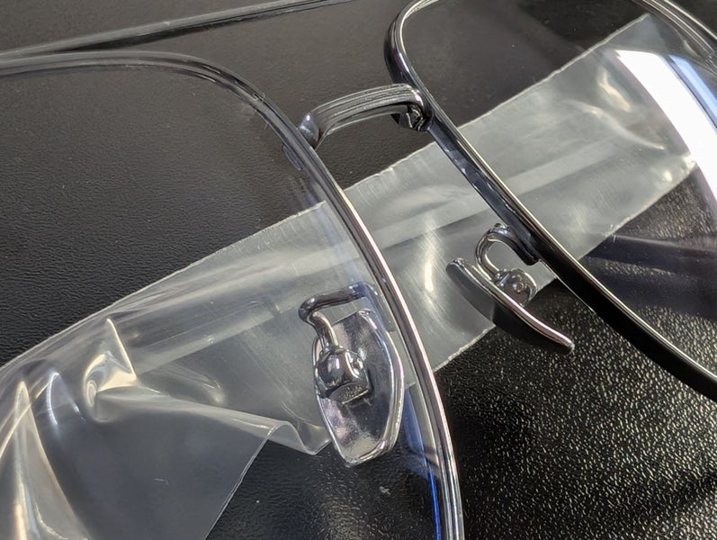 Metal Titanium Glossy Wide Prescription Eyeglasses Frame 60?16-150 Carousel 2