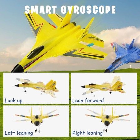 Gravity Gliders Airplane with Lights,Upgrade RC Plane Remote Control Carousel 2