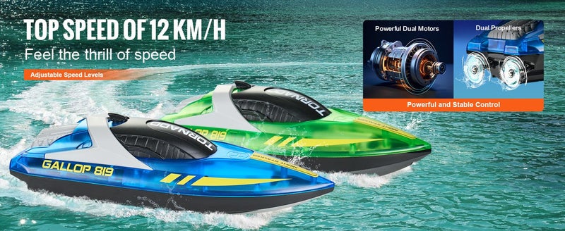 RC Boat for Kids,Remote Control Boat,Racing Boat Carousel 2