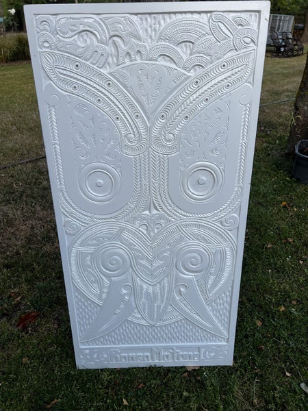 Original Majestic Wall Art Maori Carving No.2 Carousel 1