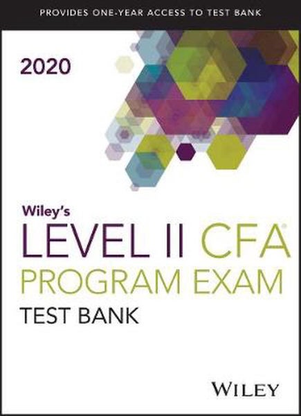 Wiley's Level II CFA Program Study Guide + Test Bank 2020 by Wiley - Paperback Carousel 1