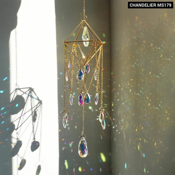 Crystal Teardrop Chandelier Sun Catcher Carousel 1